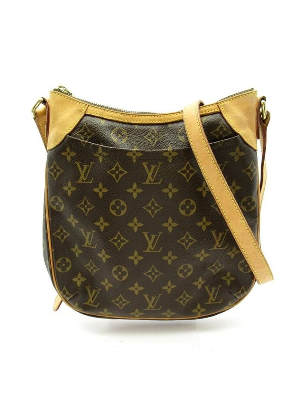 Louis Vuitton Odeon PM Monogram Shoulder Bag Brown